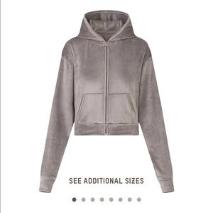 SKIMS LIMITED COLLECTION VELOUR HOODIE
